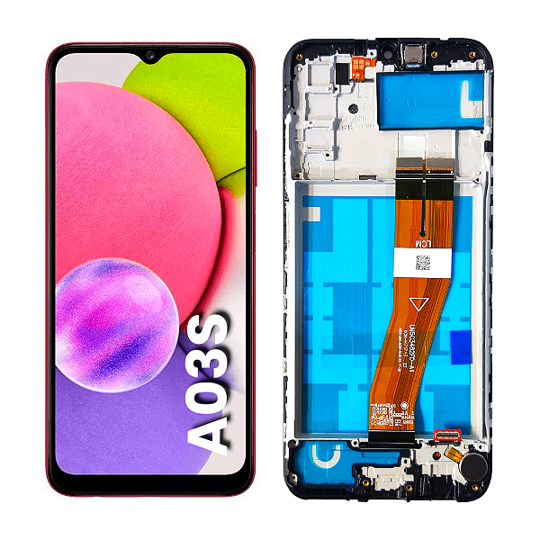 Frontal Samsung A03S Com Aro