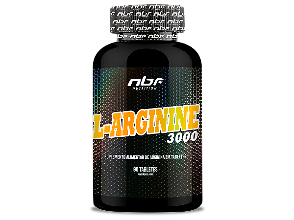 L-Arginine 100% Pura 3000mg 90 comprimidos - NBF