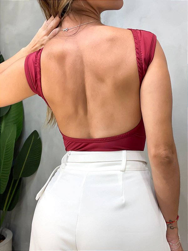 Body em Suplex Zara com Costas Nua Lariela Ref. 1920