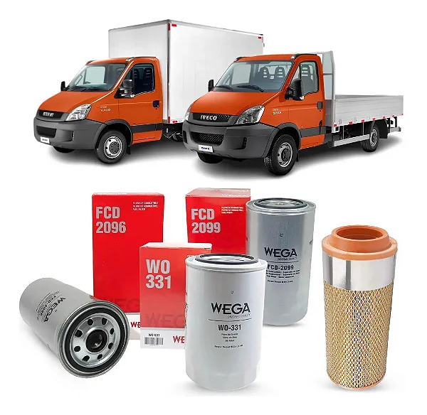 Kit Filtros Iveco Daily 35s14 40s14 45s17 2008 Em Diante