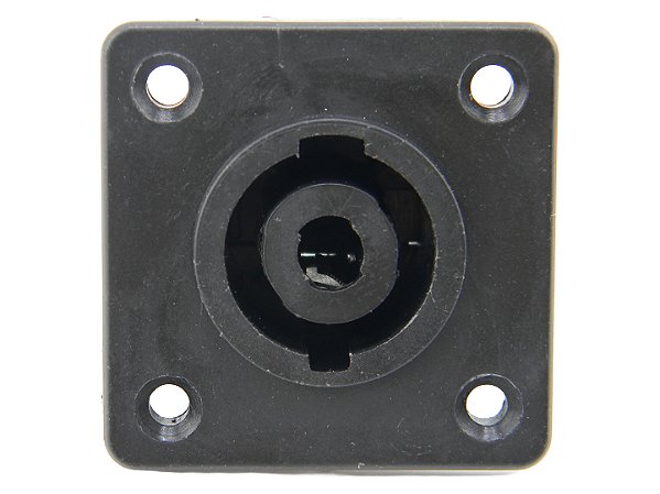 Conector speakon femea 4 polos quadrado 2650