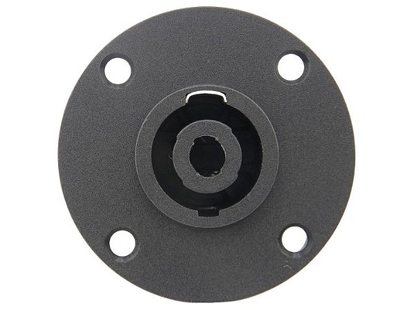 Conector speakon femea 4 polos redondo 2649
