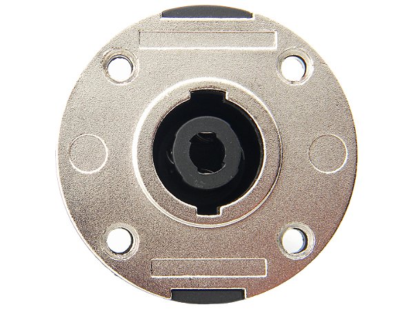 Conector speakon femea 4 polos redondo metal 2648