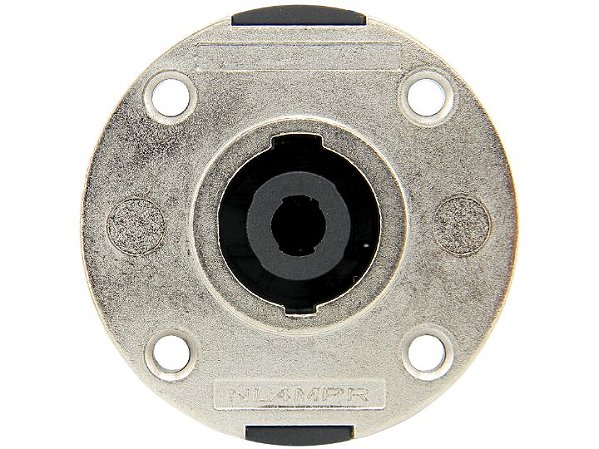 Conector speakon femea 4 polos redondo metal 2648