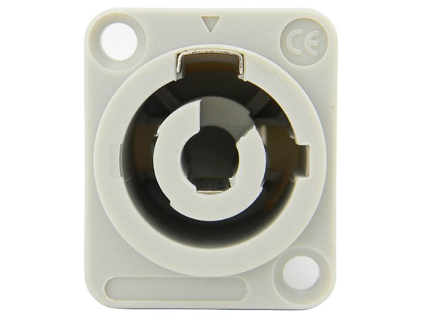 Conector powercon femea branco 2646