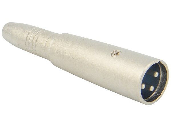 Adaptador xlr macho para p10 mono femea