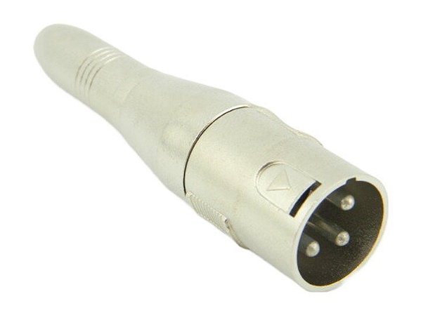 Adaptador xlr macho para p10 mono femea