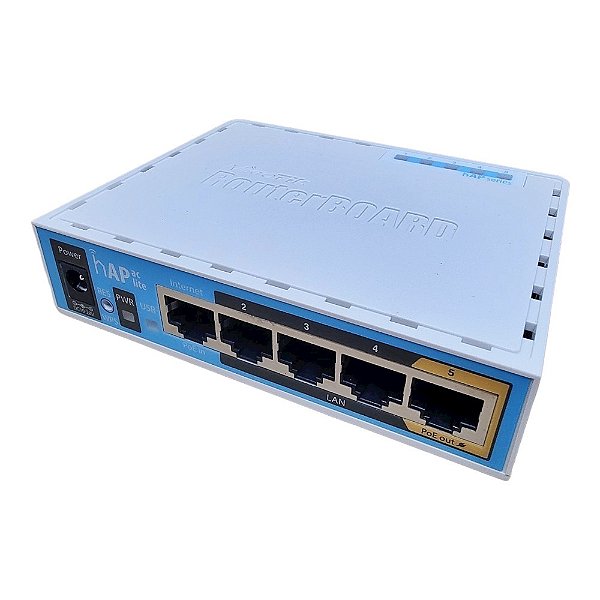Hap Ac Lite Rb 952 ui-5ac2nd 650mhz 64mb Ram L4 Mikrotik