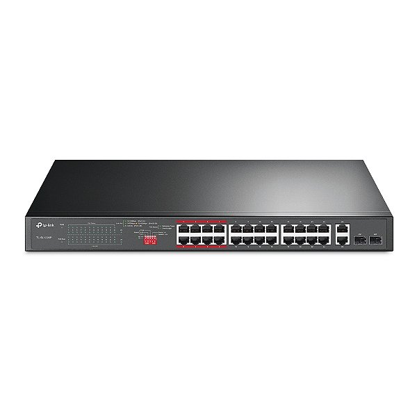 TP-LINK HUB SWITCH 24P TL-SL1226P 2P GIGA 24*10/100MBPS POE+