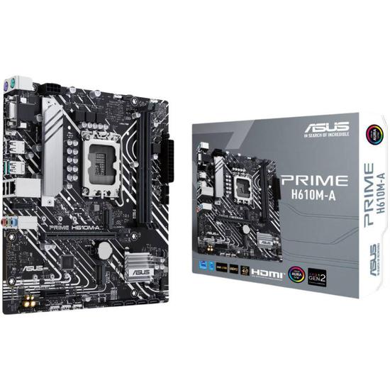 Placa Mãe ASUS PRIME H610M-A, Intel LGA 1700, mATX, DDR5/DDR4