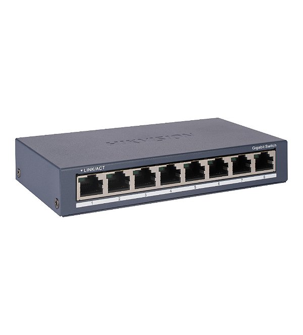 HIKVISION HUB SWITCH 08P 10/100/1000MBPS DS-3E0508-O