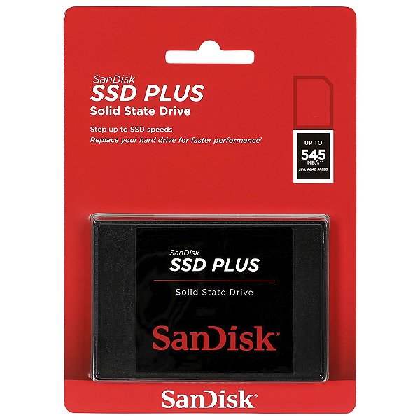 SSD SanDisk 1TB Plus 2.5" SATA 3 - SDSSDA-1T00-G28