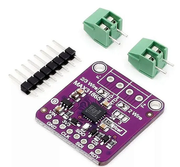 Módulo Sensor de Temperatura MAX31865 (RTD PT100/PT1000)