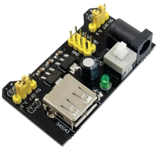 Fonte Protoboard MB102 5V 3.3V Regulável Arduino