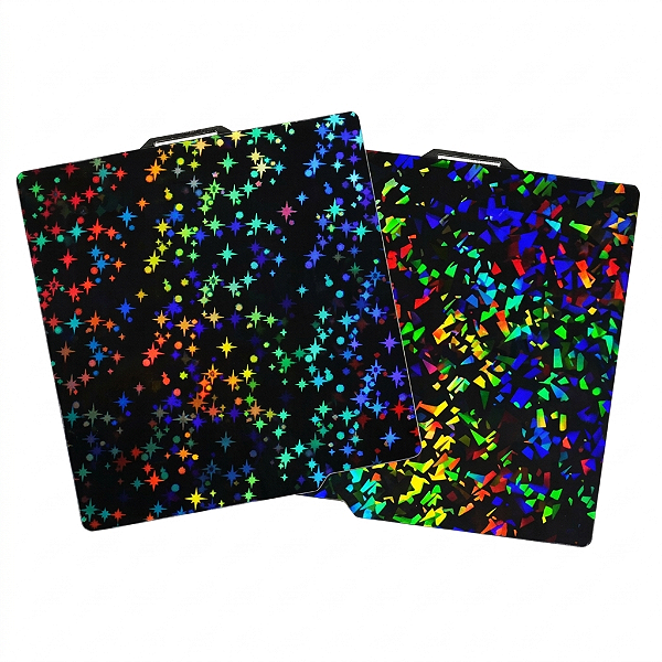 Mesa PET Holográfica 256X256mm Mesa de Impressão BambuLab