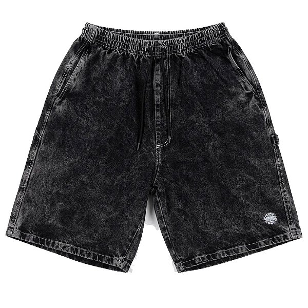 Shorts Aspecto Carpenter Jeans Black Washed – Oversized
