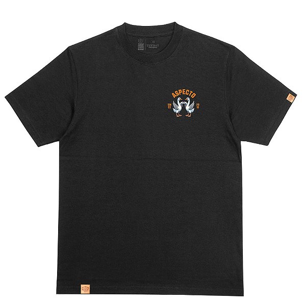Camiseta Oversized Duck Street Preto Aspecto