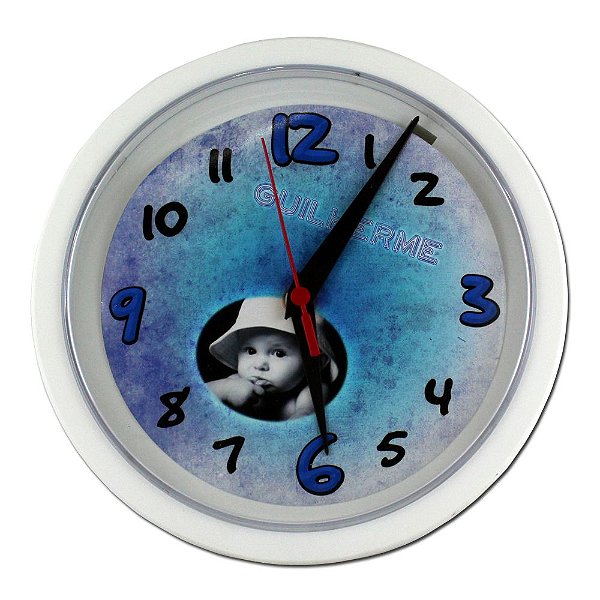 1 - Relógio Redondo 20 x 20 cm