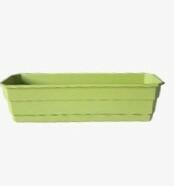 Vaso Jardineira Floreira Antidengue Colibri 17,28 litros 60X 18X 16cm Verde Claro