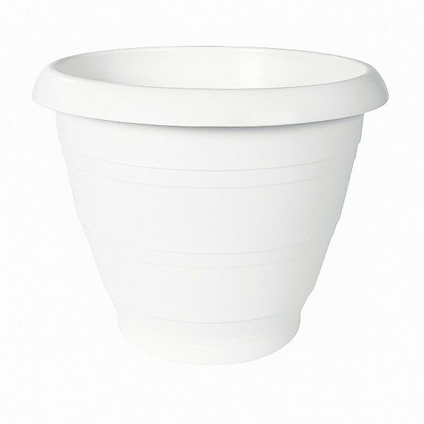 Vaso Nº 06 Tropical 27,5 Litros 34,5 cm Branco