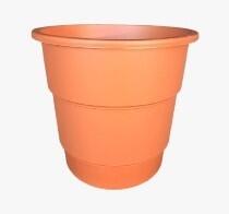 Vaso Plástico Antidengue Gradiente Colibri 26cm Terracota