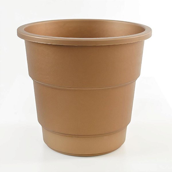 Vaso Plástico Antidengue Gradiente Colibri 30cm Ouro Velho