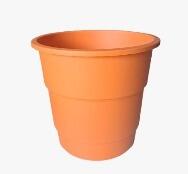 Vaso Plástico Antidengue Gradiente Colibri 30cm Laranja
