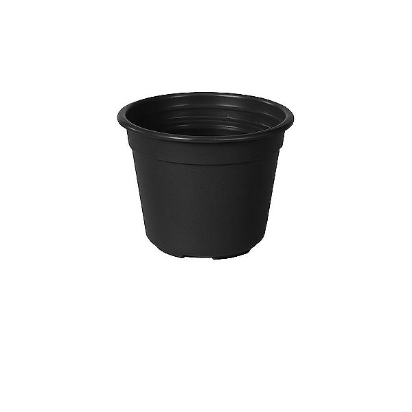 Vaso Nº 01 Tropical 850 ML 10 cm Preto
