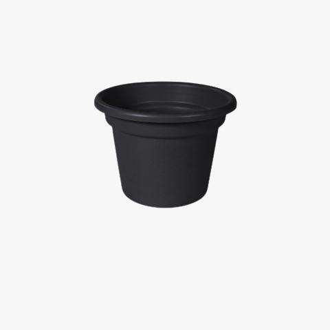Vaso Nº 04 Tropical 8,8 Litros 23,5 cm Preto