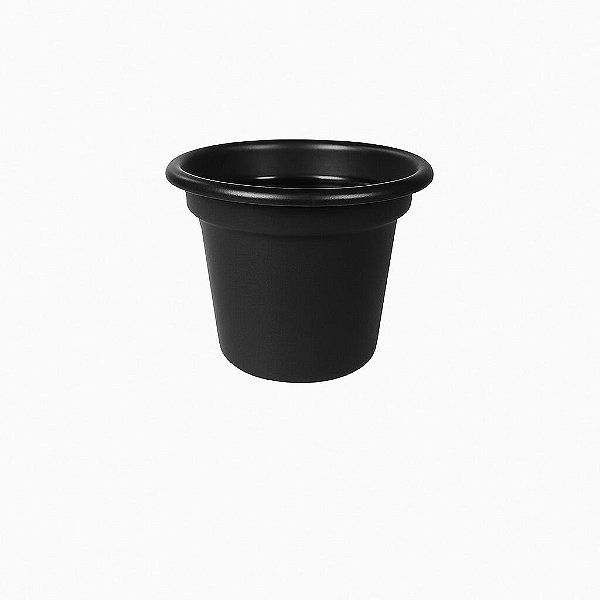 Vaso Nº 05  Tropical 11,5 Litros  27,5 cm Preto