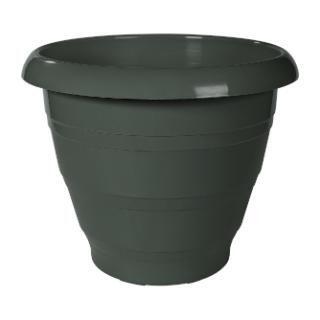 Vaso Nº06 Tropical  27,5 litros 34,5 cm Preto