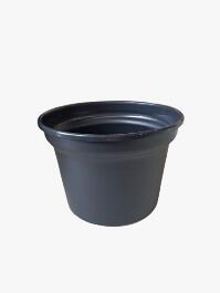 Vaso Nº 03 Tropical 3,8 Litros 16 cm Preto