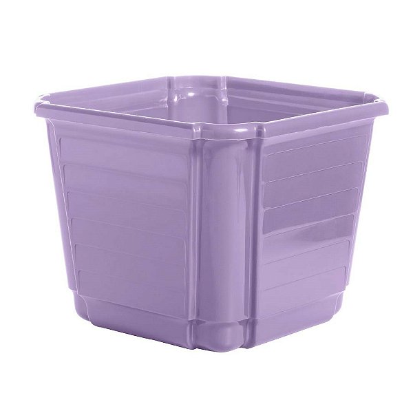 Cachepô Floreira Plástico Colibri 2,25 Litros 17 cm Lilás