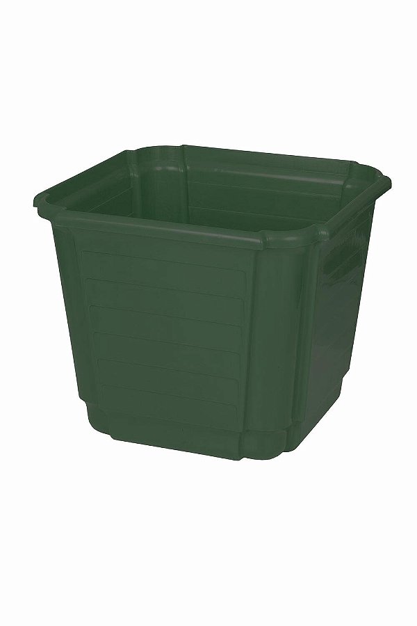 Cachepô Floreira Plástico Colibri 21,36 Litros 35 cm Verde Escuro