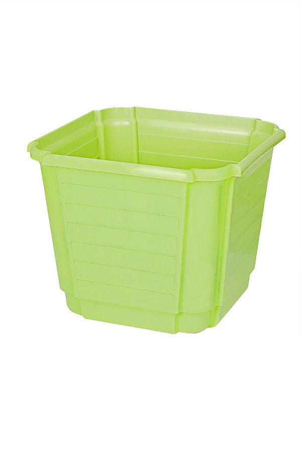 Cachepô Floreira Plástico Colibri 21,36 Litros 35 cm Verde Claro