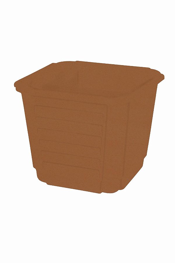 Cachepô Floreira Plástico Colibri 21,36 Litros 35 cm Terracota