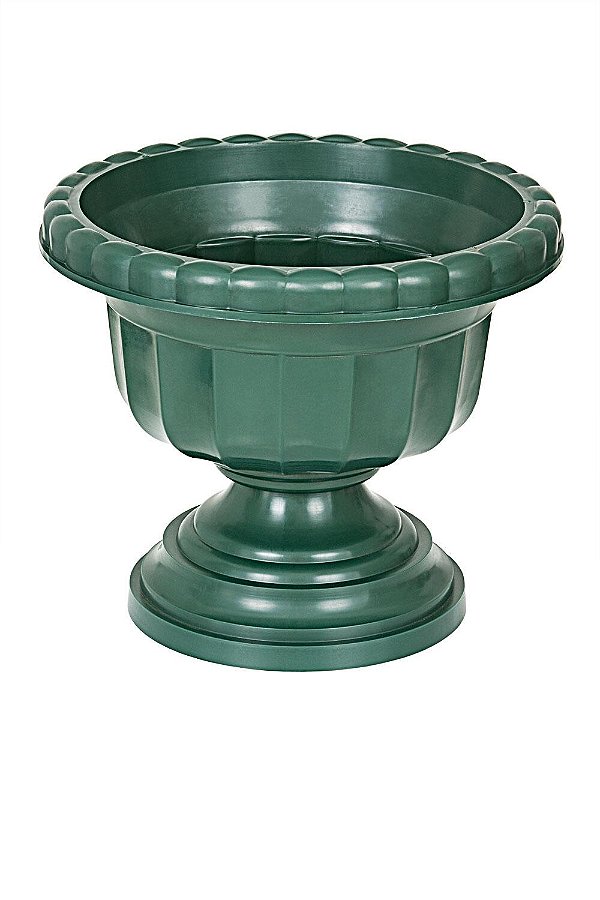 Cachepô Taças Plástico Colibri 4,89 Litros 26 cm Verde Escuro
