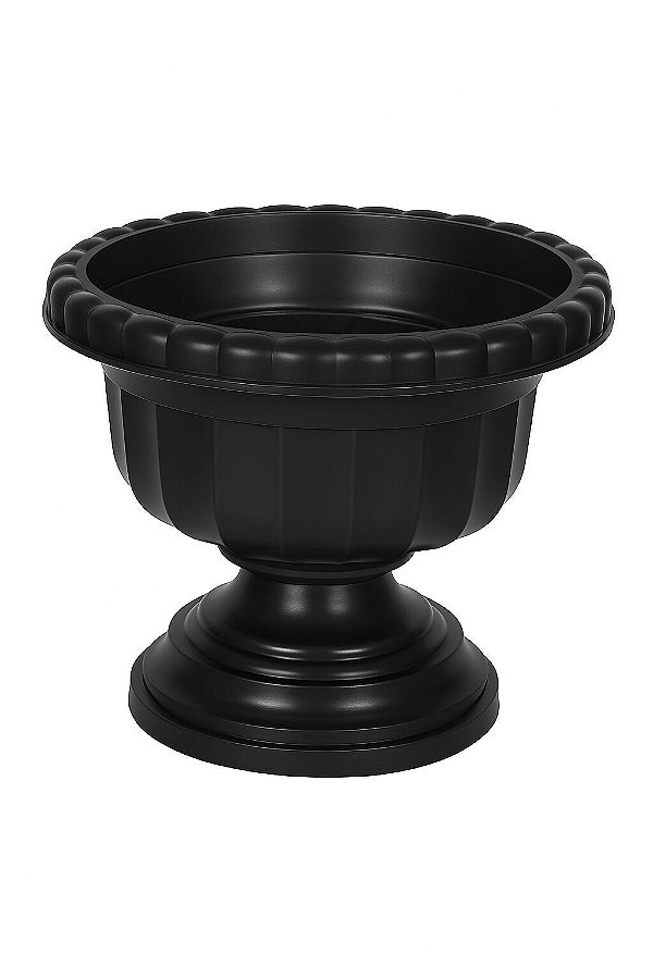 Cachepô Taças Plástico Colibri 4,89 Litros 26 cm Preto