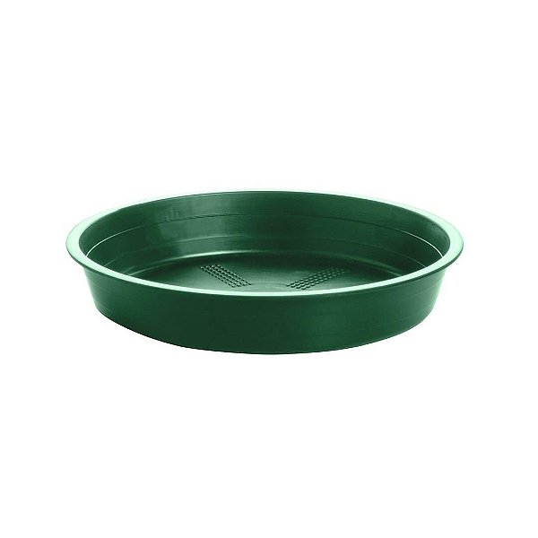 Prato Plástico Para Vaso 15 cm Verde Escuro