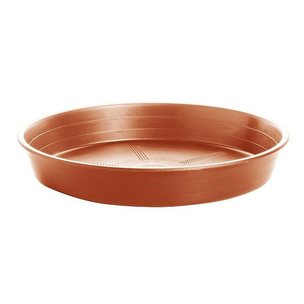 Prato Plástico Para Vaso 25 cm Terra Cota