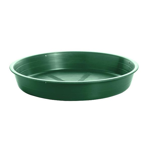 Prato Plástico Para Vaso 28 cm Verde Escuro