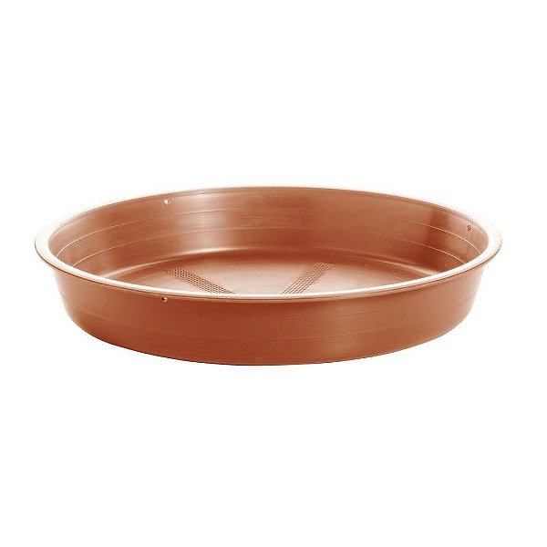 Prato Plástico Para Vaso 28 cm Terra Cota