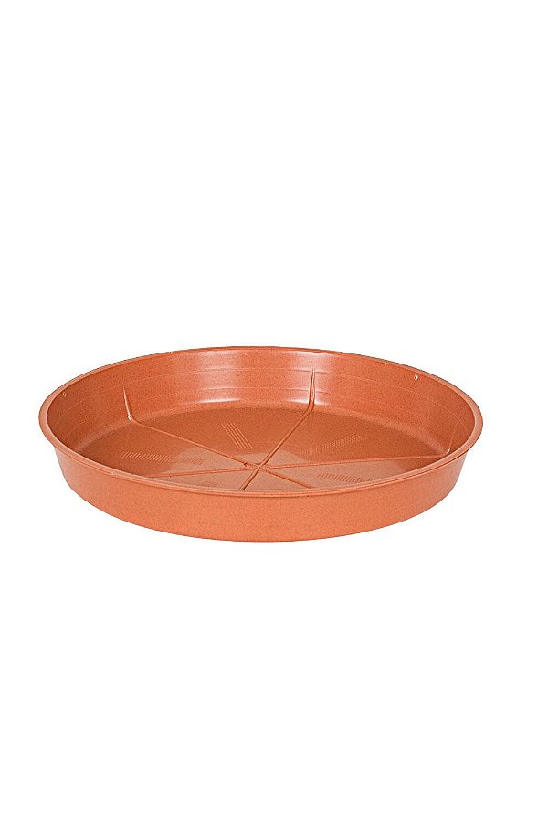 Prato  Plástico Para Vaso 33 cm Terra Cota