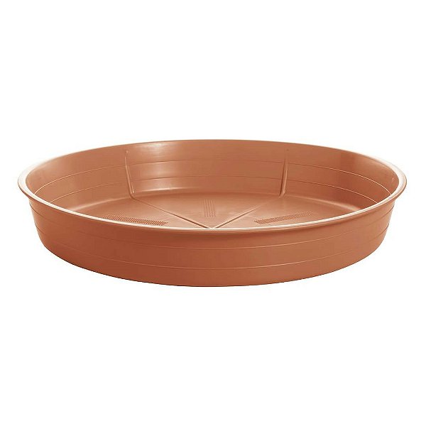 Prato Plástico Para Vaso 37 cm Terra Cota