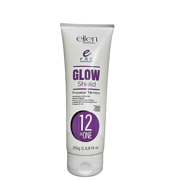 12 Unidades Protetor térmico GLOW Shield 12 in one- 250g Supreme Cosméticos do Brasil