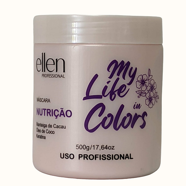 06 Unidades Máscara de Nutrição My Life in Colors- 500g