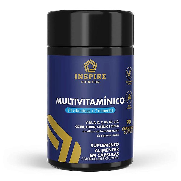 Multivitamínico 90 Capsulas Inspire Nutrition