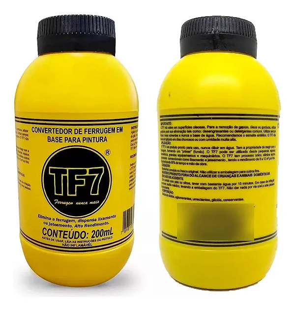 Convertedor De Ferrugem Em Base Para Pintura 200ml Tf7