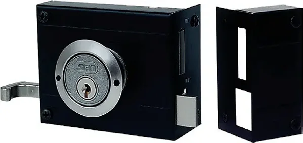 Fechadura P portão Stam 701/100 SOBREPOR Cor Preto