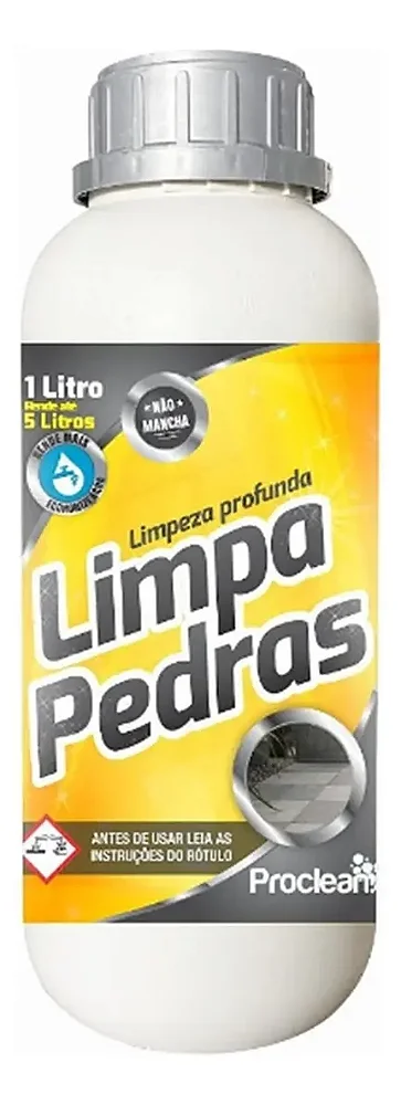 Limpa pedras líquido limpeza pisos Proclean 1L